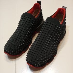 Louboutin Men sneakers NWOT size 44 (11 US size men) , spikes